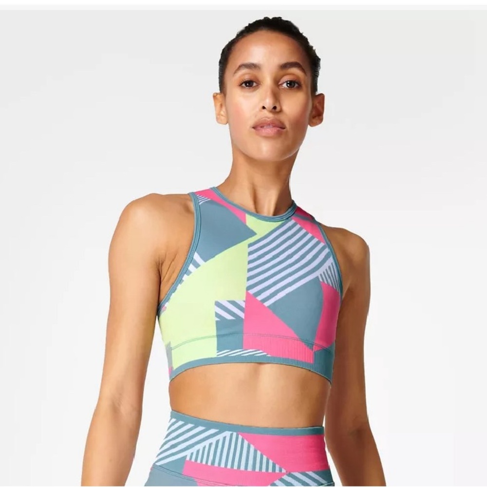 Sweaty Betty Interval Seamless Longline Bra, UK S